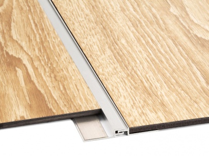 Dilatačná lišta pre vinylové podlahy Projoint NZA/5A Strieborná