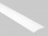 Prechodová lišta samolepiaca oblá Küberit 462 SK 40 x 2700 Biela F15
