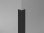 Univerzálny rohový profil PVC line 8610 čierny 24x24