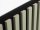 Woodele Line lamelový obklad na čiernom filci Oliva svetlá 400x400