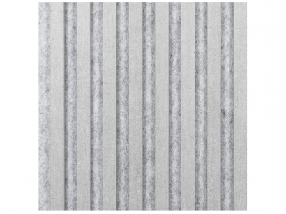 Woodele Line lamelový obklad na sivom filci Beton 400x400