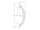 Rozmery a profil nástennej lišty Orac P3070 Radius