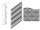 Rozmery obkladového panelu z polyuretánu Orac Decor W113